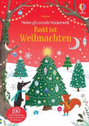 Meine glitzernde Stickerwelt "Bald ist Weihnachten"